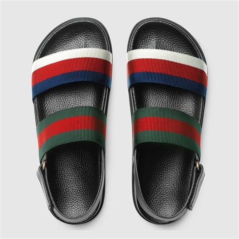 blue gucci slides men's|Gucci slides men real.